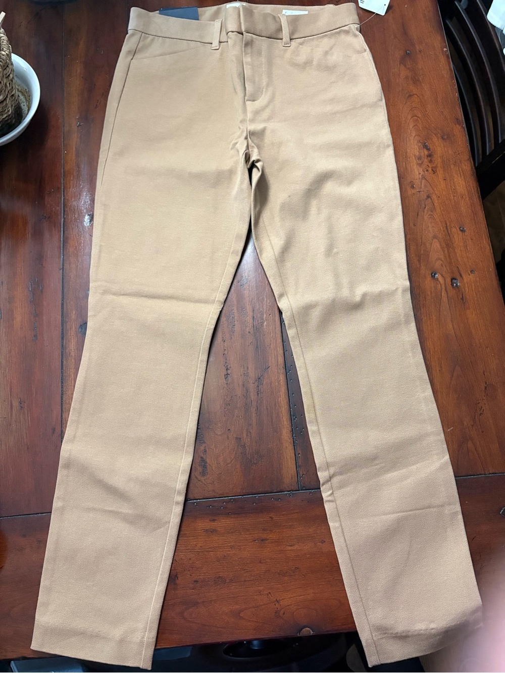 Men's Tailored Tan Dress Pants